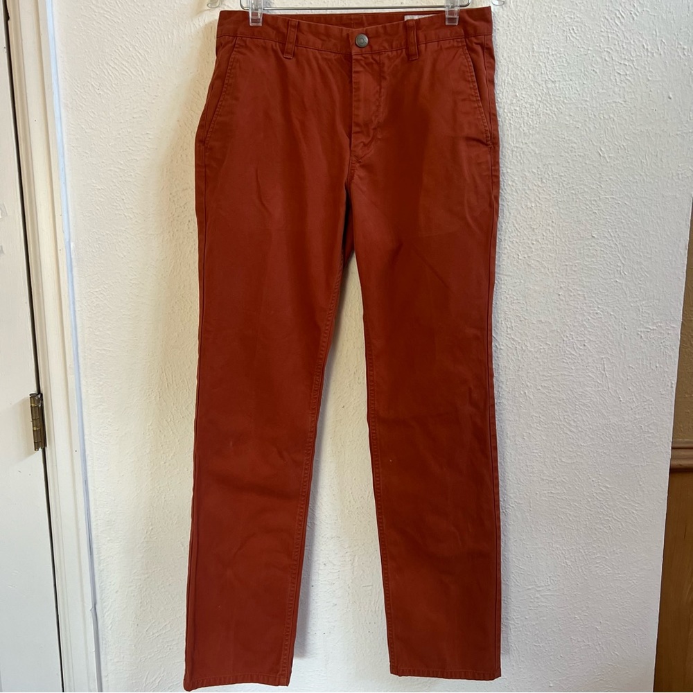 - Bonobos rust slim straight chino pants